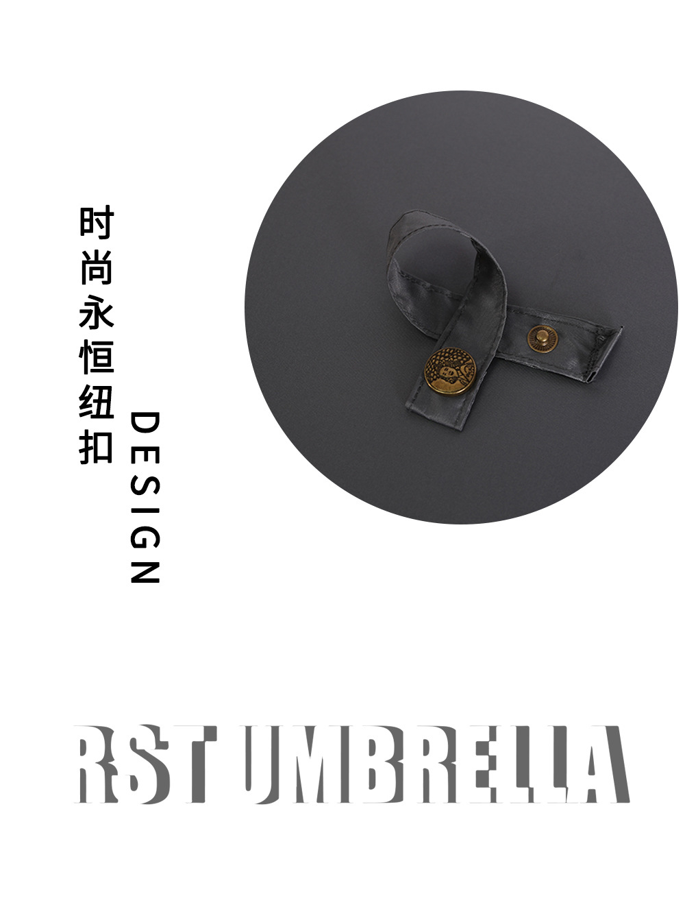 星宝新款大弯柄长伞27寸8骨黑胶雨伞可印刷logo商务伞防晒太阳伞详情21