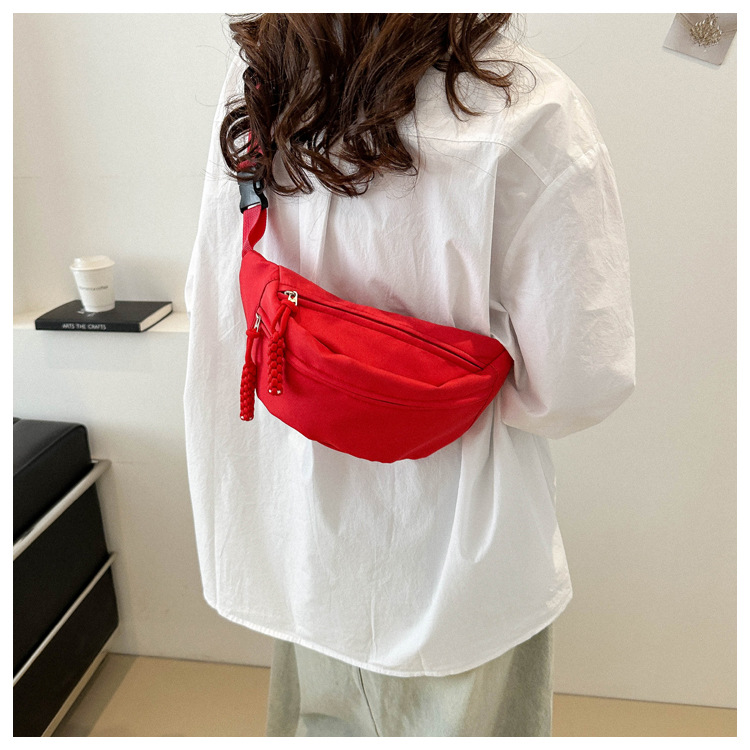 Summer casual candy-colored single-shoulder dumpling bag 2024 New trend neutral daily chest bag, beautiful and fashionable crossbody bag pic 13