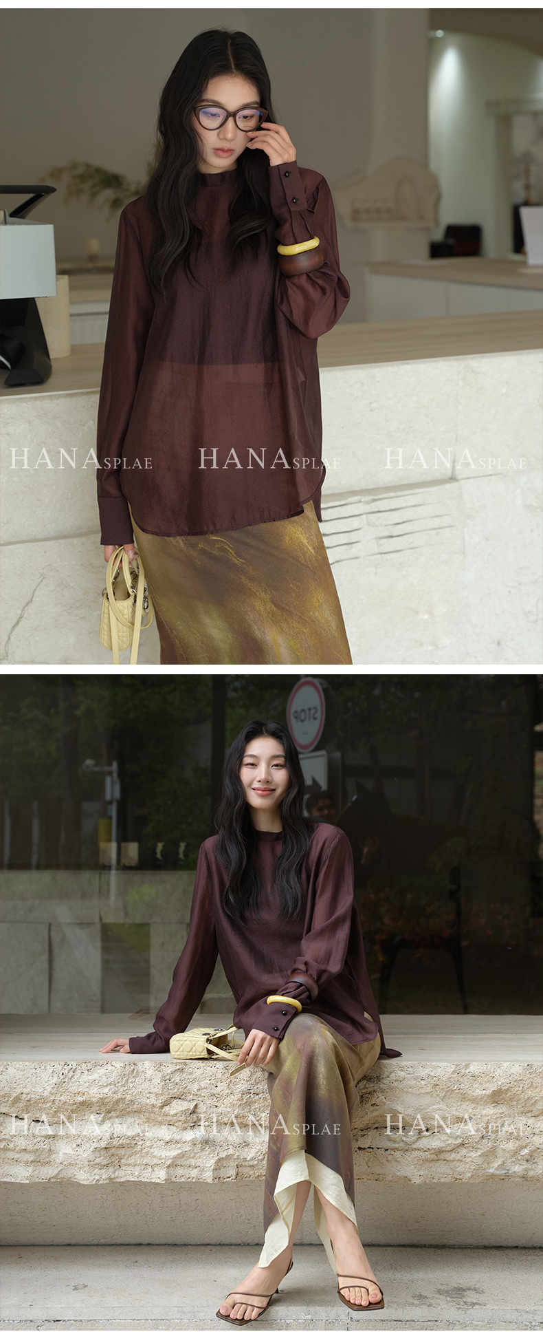 广州十三行2025夏季新款防晒衬衫女薄款微透时髦立领上衣H17366详情9