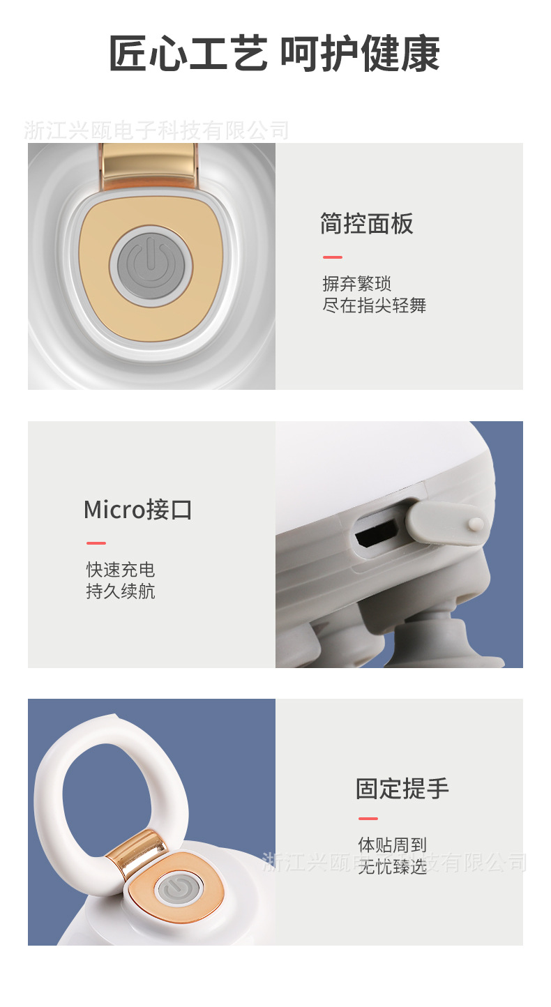 Smart head massager, scalp meridian unblocking, pet head scratching and rubbing mini massager, electric massager pic 26