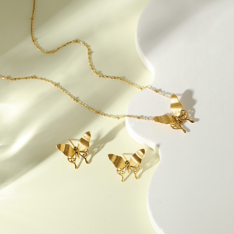 925纯银项链蝴蝶吊坠ins风女百搭锁骨链首饰批发饰品ins风爆款详情19