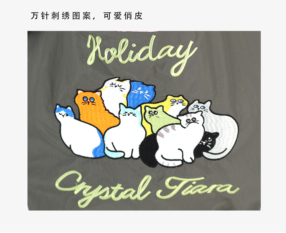 韩版休闲文艺帆布包ins时尚刺绣手提包网红小清新卡通单肩包女包详情9