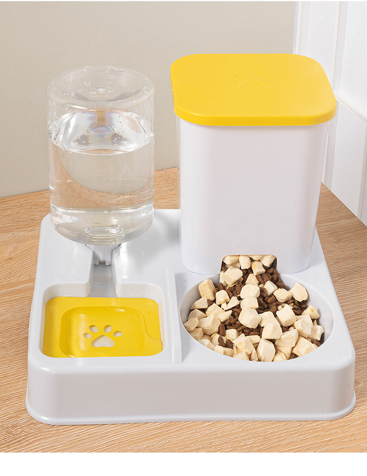 Automatic feeder: cat bowl, dog bowl, dog basin, drinking water integrated, cat food basin, pet dog food basin, drinking water, large capacity pic 16