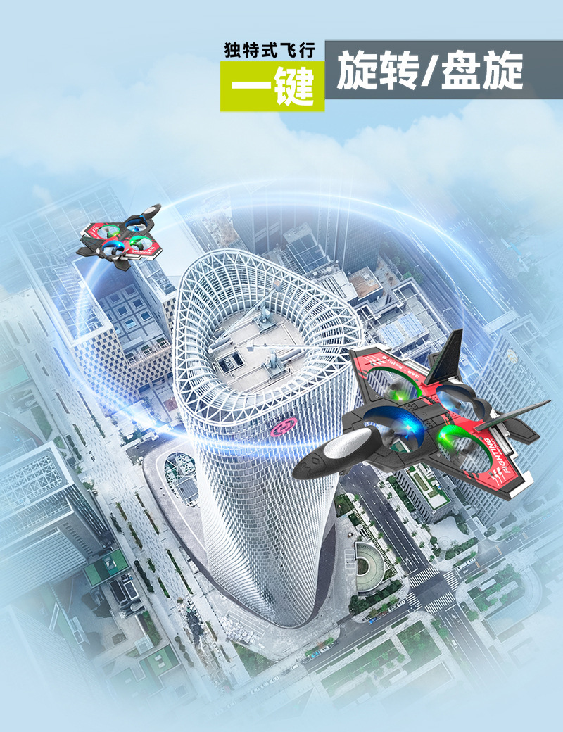 ABS plastic remote-controlled aircraft, remote-controlled fighter jets, high-quality quadcopters, foam drones pic 39