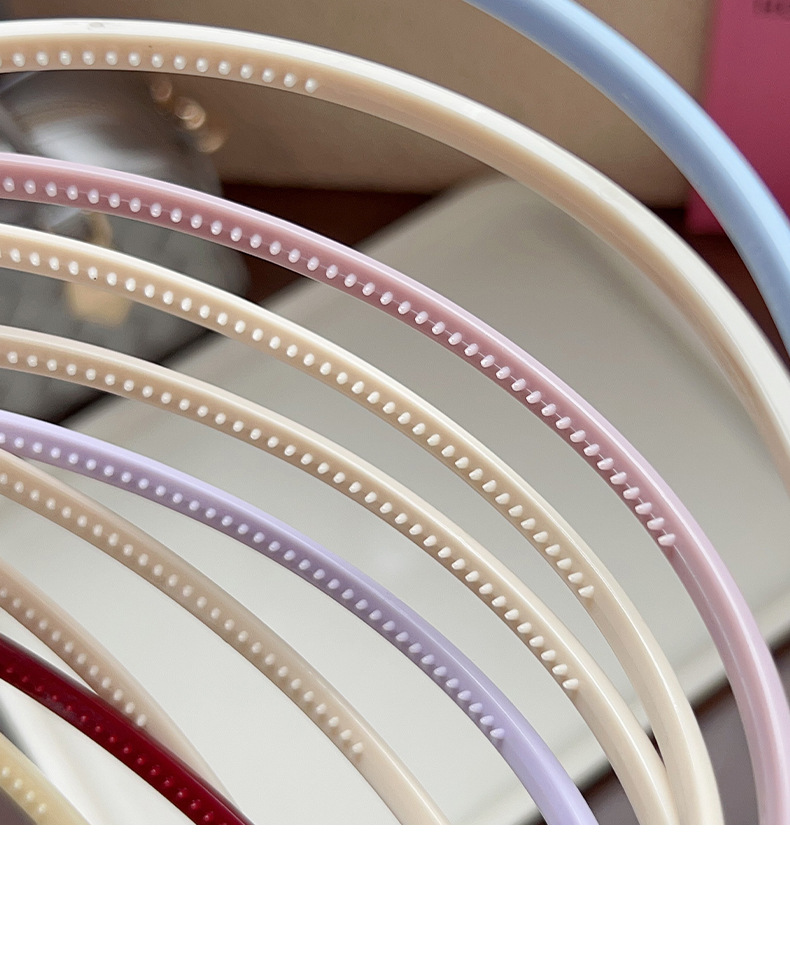 Fresh double-layer color-blocking hair band, versatile for commuting, fine-edge headband, a new hair-pressing headband for spring and summer girls to wash their faces pic 13