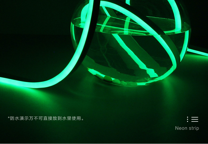 LED neon flexible light strip, 110V volt Taiwan voltage soft light bar, outdoor advertising waterproof lighting line light pic 6