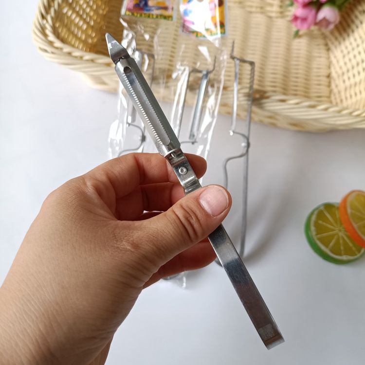 【 Zone 2-10 】【 Pointed Head 】 Steel-handled toothbrush planer 2000 yuan per box, pointed head serrated peeler, just peeler, potato and fruit peels 1 yuan 2 yuan wholesale supply pic 2