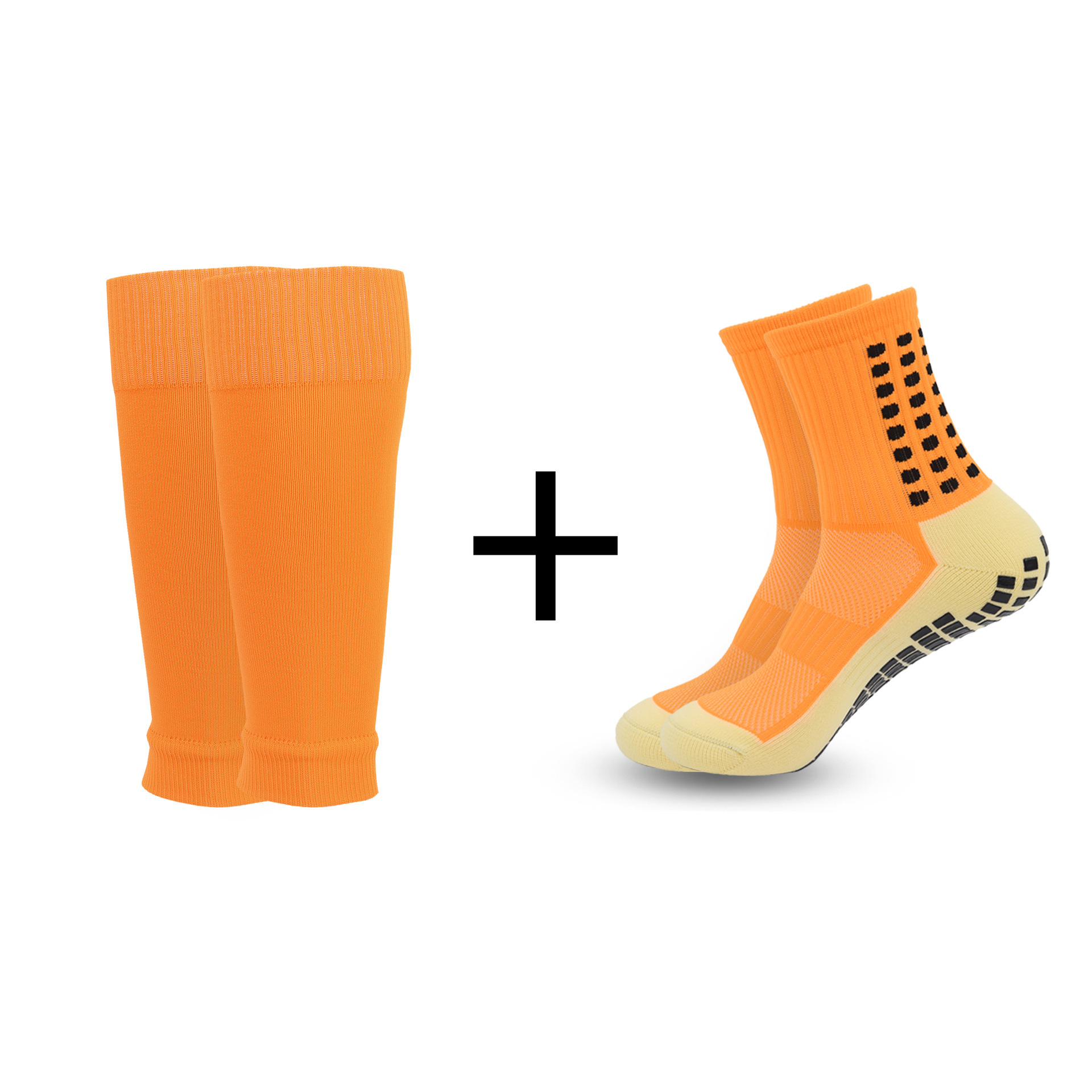 T跨境热销运动袜护腿袜套装足球袜点胶防滑瑜伽袜运动吸汗透气袜详情15