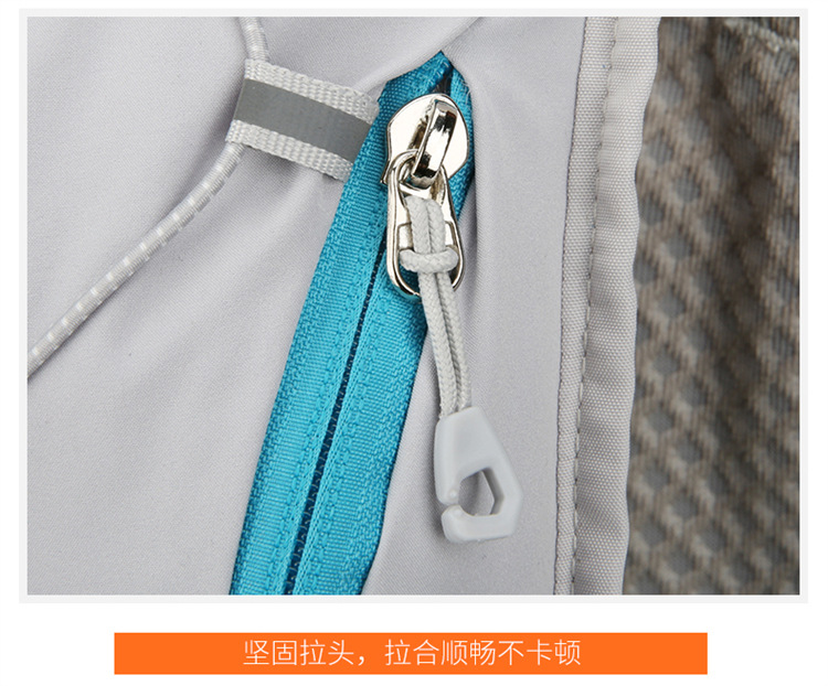 新款多功能尼龙跑步背包 安全反光运动背包水袋背包 骑行包详情35