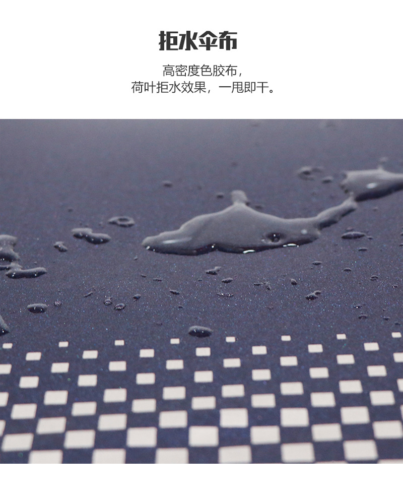 可印刷三折太阳伞商务广告晴雨伞遮阳厂家现货批发纯色素色印logo详情4