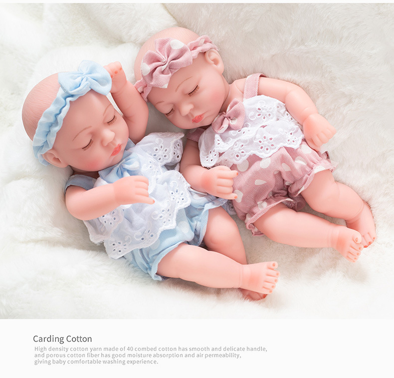 Vinyl dolls, playhouse toys, 30cm reborn dolls, simulated baby dolls, fashionable dress-up dolls wholesale pic 13