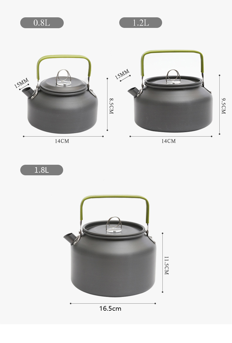 户外野营咖啡壶茶壶登山垂钓野炊野餐烧水壶开水壶大容量便携式详情5
