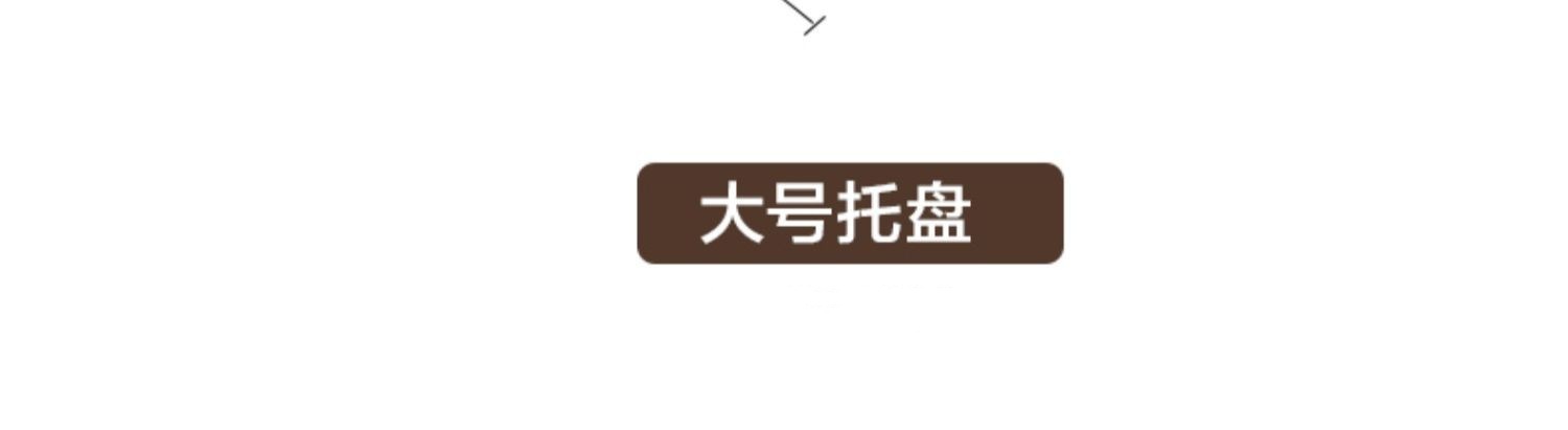 黑胡桃木茶杯盘木托盘 家用木制茶水杯托盘 木质餐具盘面包盘酒店详情9