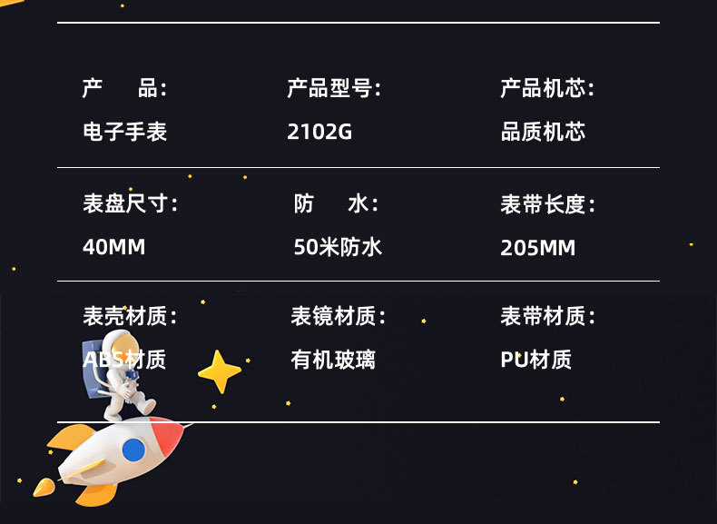 Round electronic watch for men, waterproof luminous sports led watch, trendy ethnic student artistic electronic watch for men pic 13