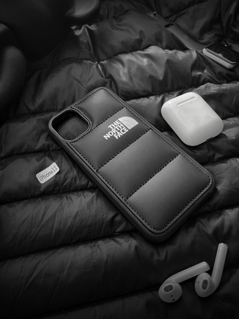 羽绒服北面适用iPhone16promax填充棉手机壳14promax充棉羽绒服13详情10