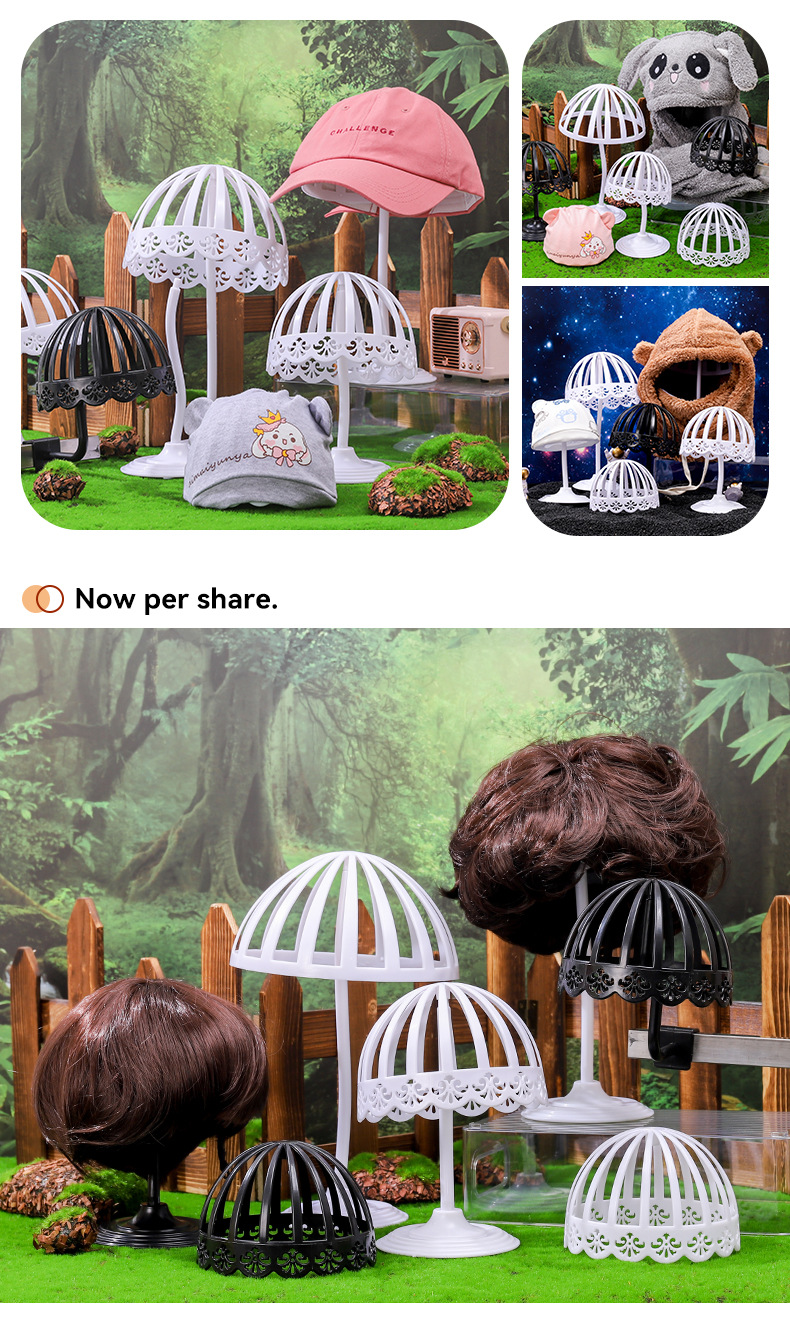 帽子架成人帽撑帽子支架展示架母婴店帽架帽托塑料棒球帽托架批发详情13