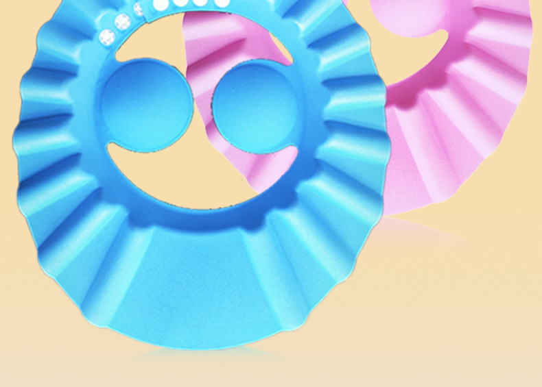 儿童洗头帽宝宝防水浴帽新生婴儿可调节洗头挡水帽宝宝洗头发神器详情6