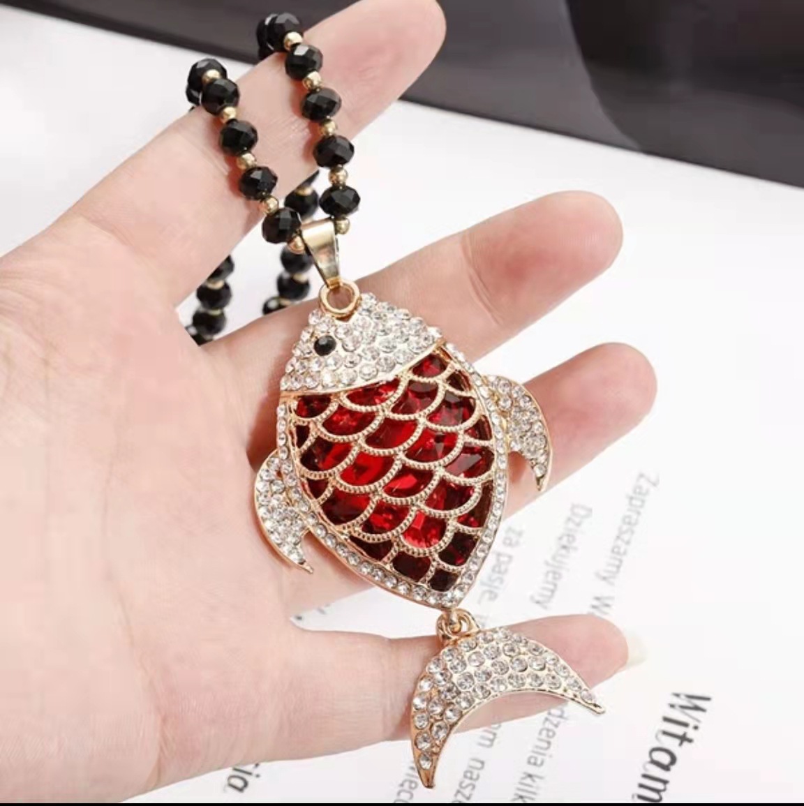 项链配饰毛衣链女高级感长款夏天网红大吊坠服装饰品挂件2024新款详情10