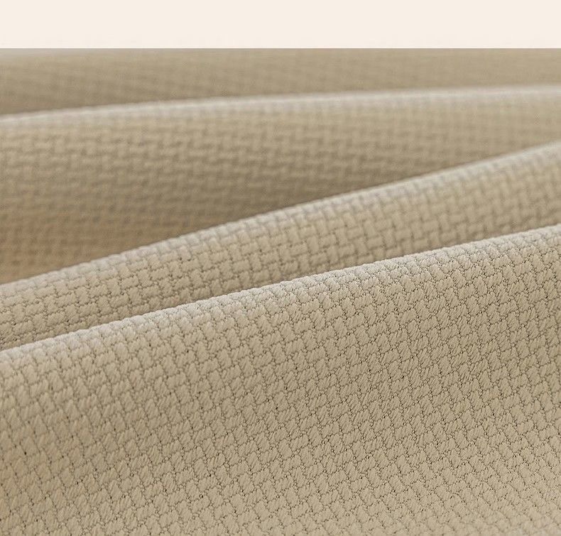 Double-sided rice-grain cotton matcha green cotton linen curtains, fully light-blocking modern light-blocking curtain fabric for bedrooms, balconies and living rooms pic 25
