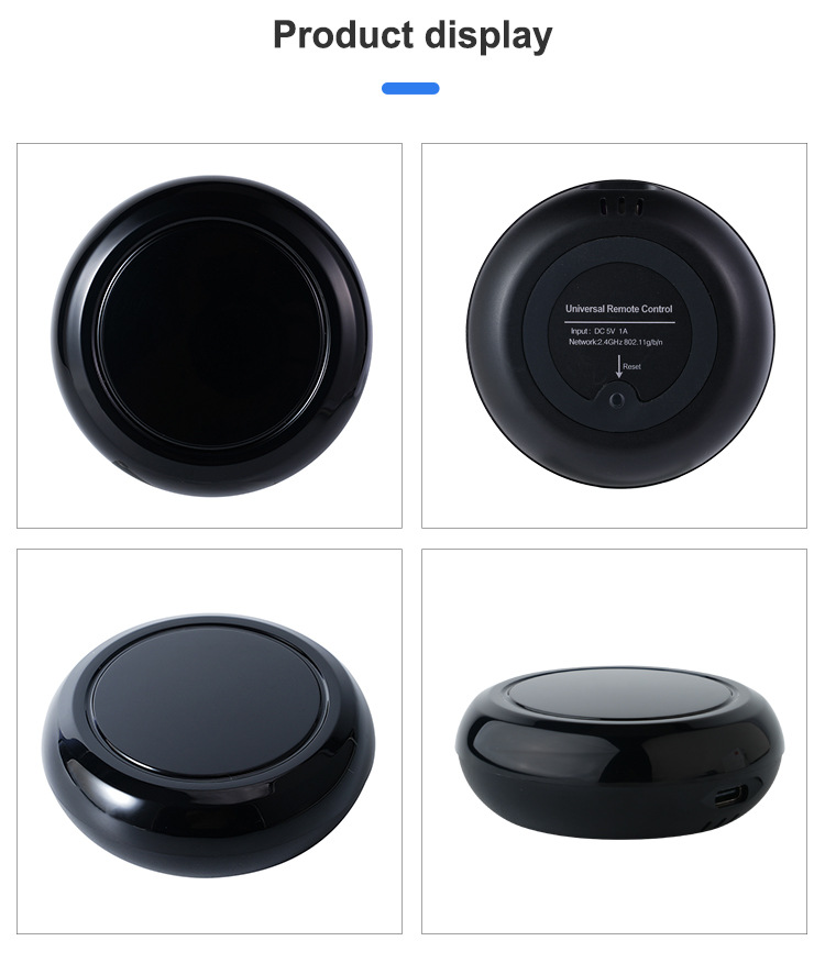 The black circular smart remote control is suitable for the main body of small household appliances pic 7