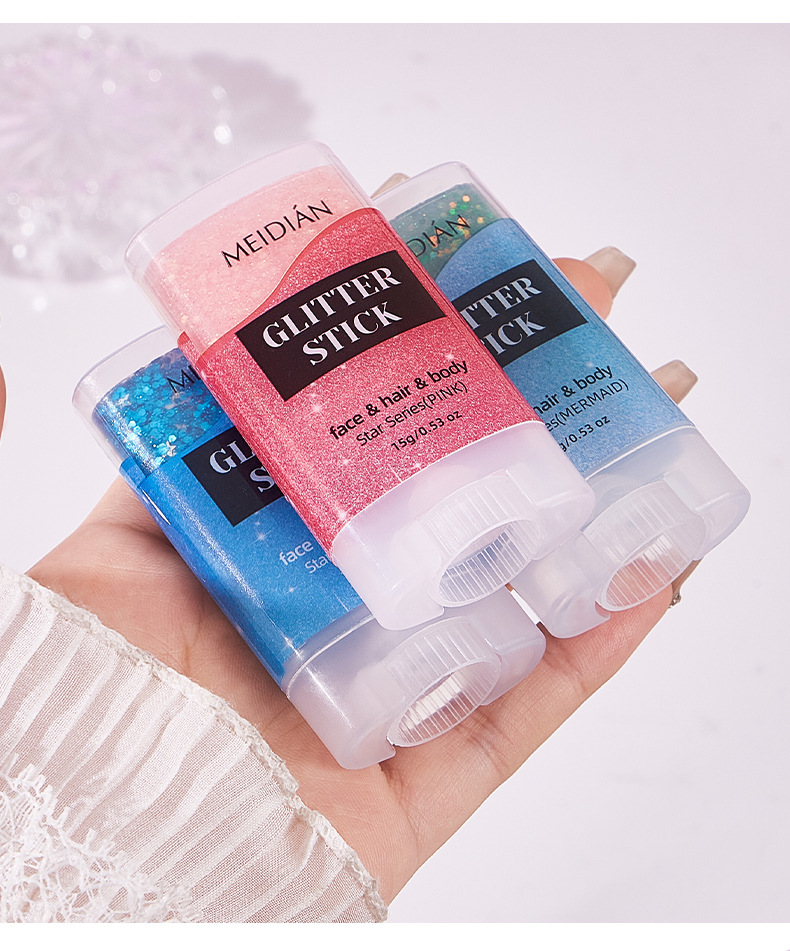 【跨境专供】魅点闪光棒闪光粉金银钻星石粉极光粉舞会氛围感批发详情21