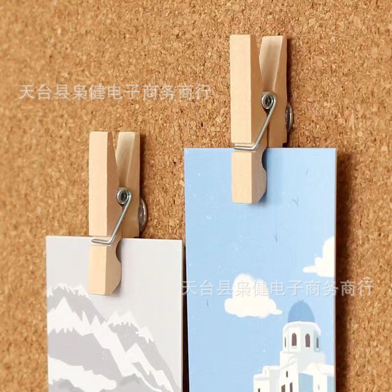 厂家批发原木色木夹子2.5-7.2cm强力老式木头小夹子DIY多场景使用详情3
