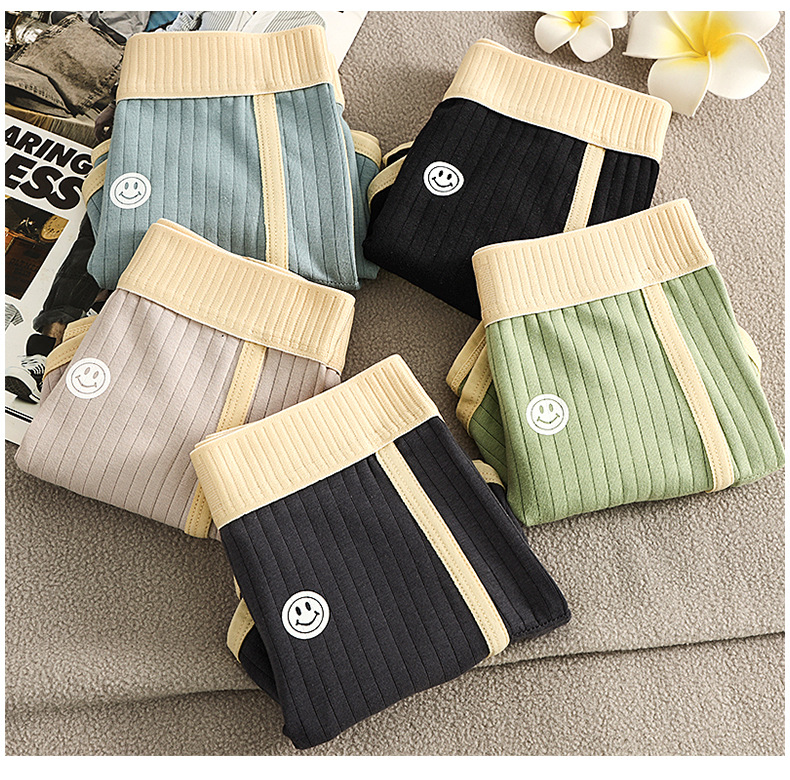 男士内裤男棉质宽松平角裤舒适透气平角夏季青年居家睡裤短裤详情11