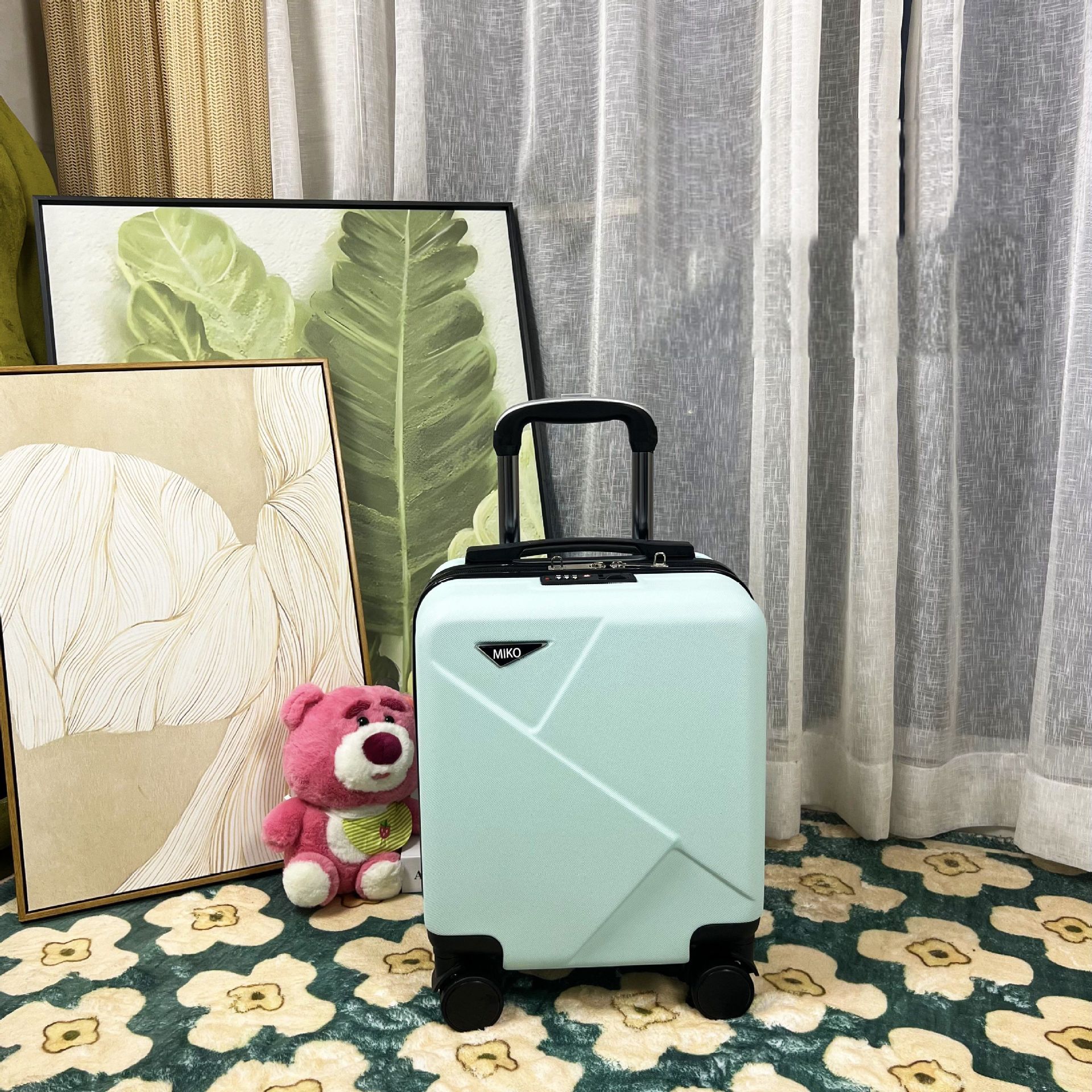 14寸小型拉杆行李箱20*30*40春秋/西部航空旅行登箱密码箱免托运详情14