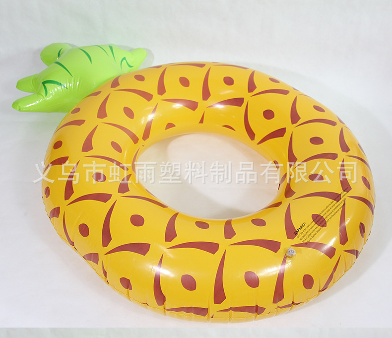 虹雨新款菠萝充气儿童游泳圈菠萝成人腋下圈菠萝儿童泳圈批发详情5