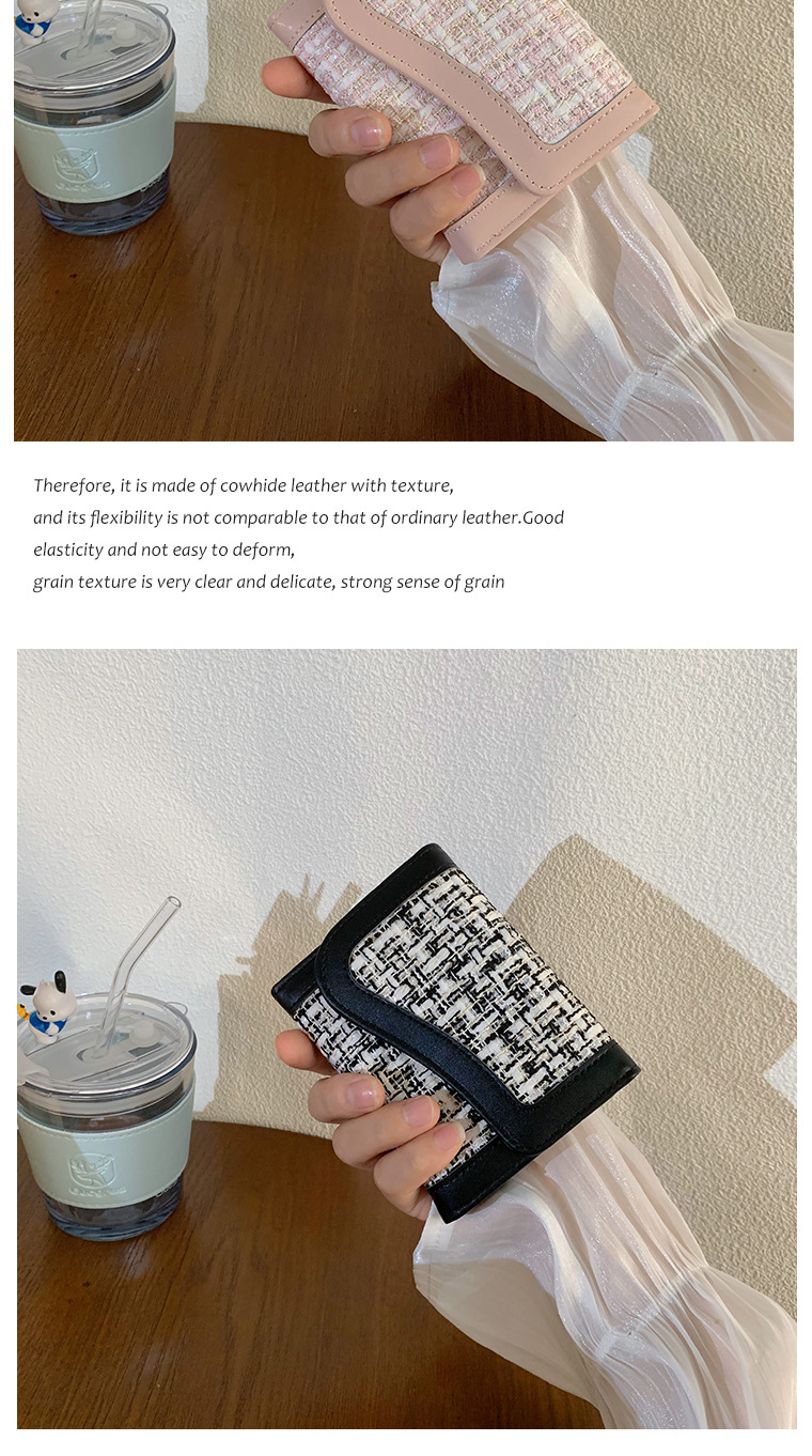 小香风韩系大容量INS钱包女士学生纯色简约韩版chic大量现货详情6