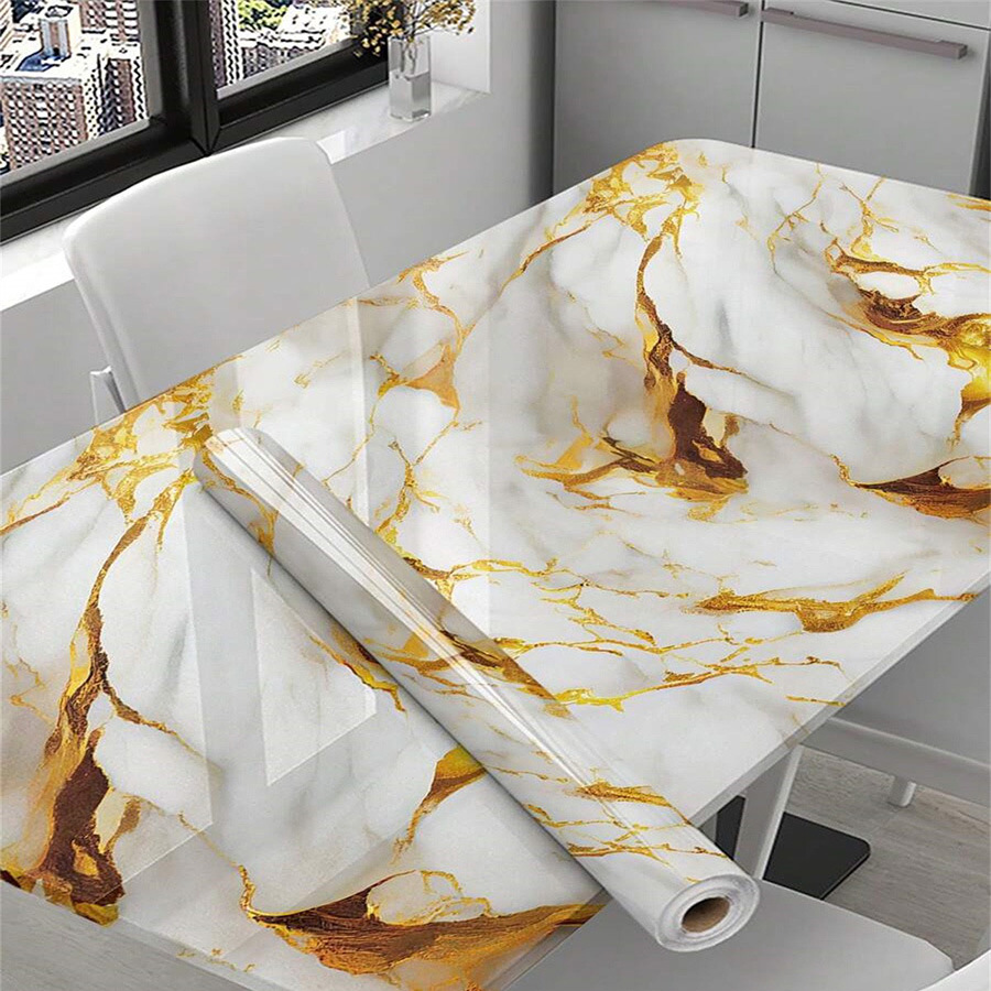 Cross-border exclusive Gilt Marble-patterned wallpaper for home decoration building materials background wall Gilt Marblewallpaper pic 24