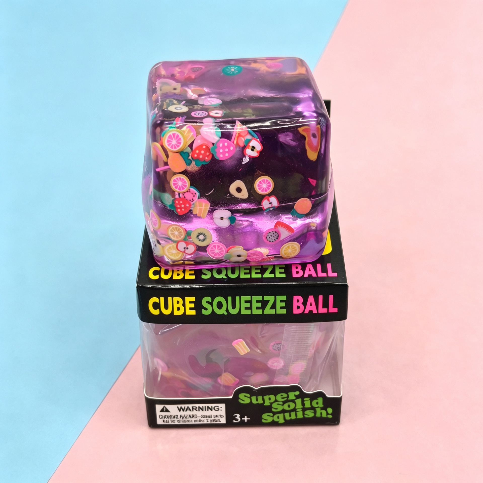 Cross-border same style Xiaohongshu fruit slice square maltose pinch release toy slow rebound toy wholesale new style pic 6