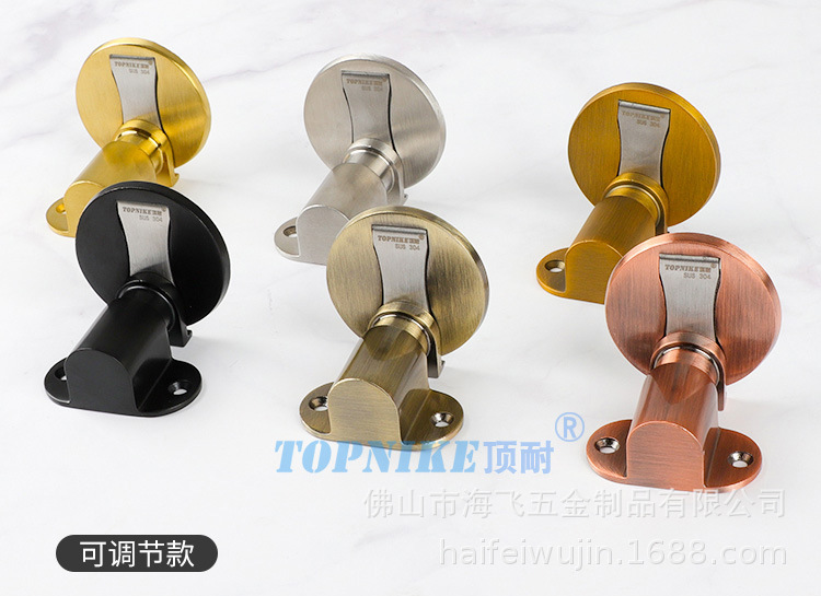 顶耐免打孔地吸隐形304不锈钢门碰门吸卧室吸门器房间门地板吸详情21