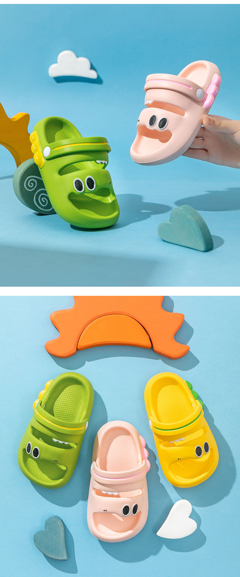 跨境批发儿童可爱虫子男女童夏季新款凉拖鞋子可爱卡通软底童鞋男女宝宝鞋详情9