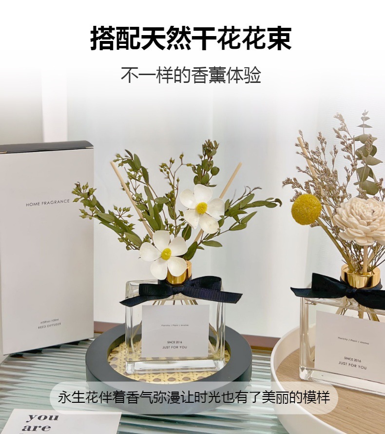 柿子事事如意香薰摆件玻璃瓶装香薰扩散器家居装饰摆件金属详情7