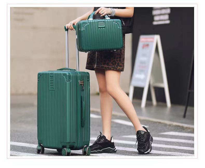 Student luggage, scratch-resistant and wear-resistant, female high school appearance level, combination case, male large capacity travel case, mother set, trolley case pic 6