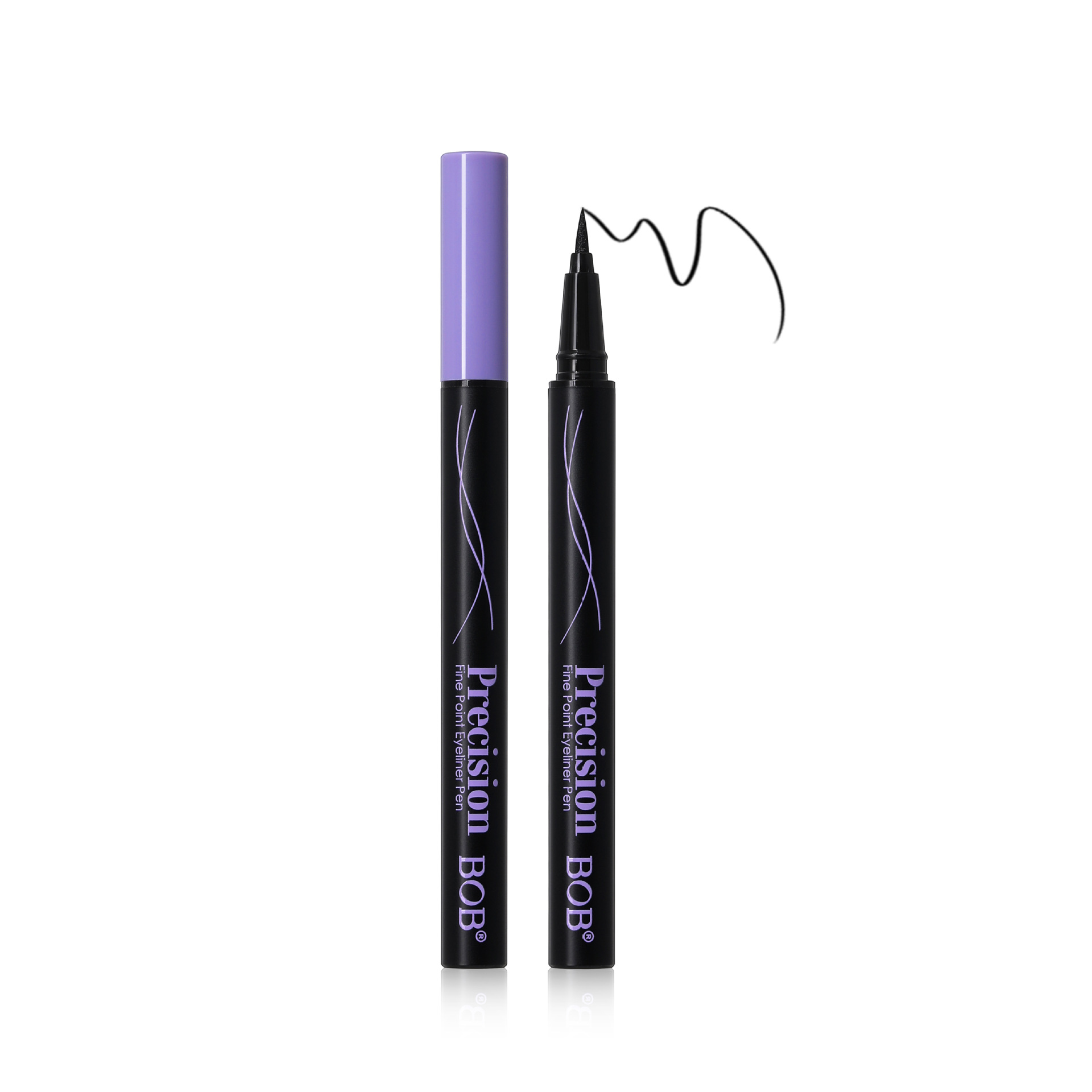 Cross-border bob smooth and long-lasting eyeliner pen, waterproof, non-smudge, long-lasting, quick-drying beginner eyeliner liquid pen, extremely fine for women pic 6
