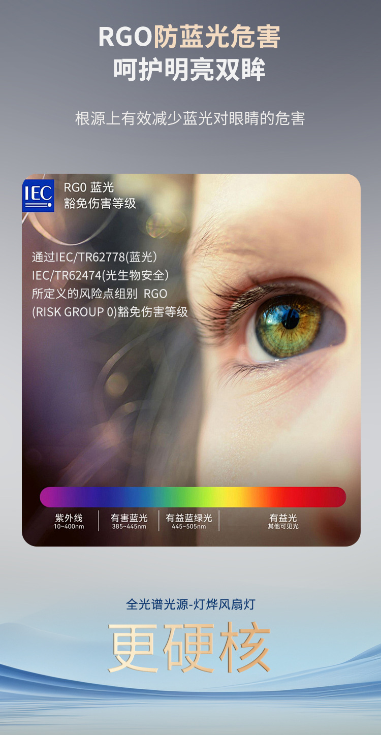 超薄风扇灯护眼隐形吊扇灯电扇客厅餐厅静音全光谱变频吊灯带详情12
