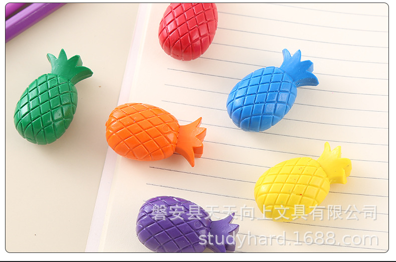 model crayons, pineapple style creative painting crayons详情18