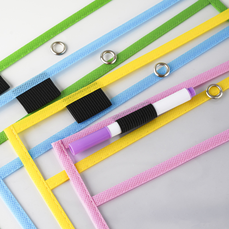 Colorful transparent folders, stationery storage, meeting bags, stationery decoration parts, audio equipment pic 28