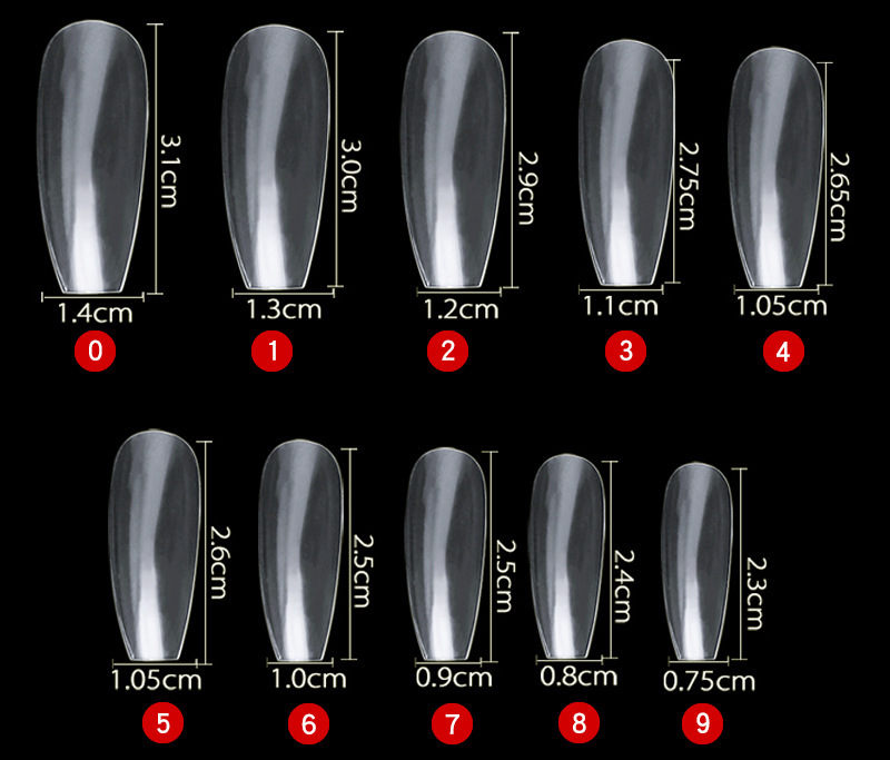 穿戴甲片美甲店专用全贴半贴超薄无痕指甲贴片延长美甲美妆用品详情7