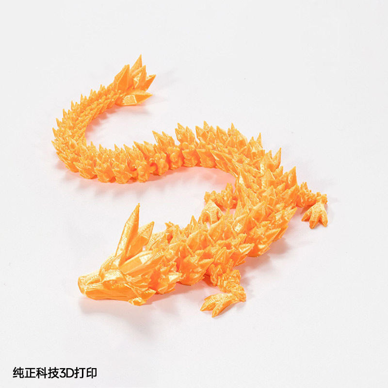 3d打印水晶龙钻石龙宝石龙摆件玩具外贸代独立站速卖通爆3D打印详情6