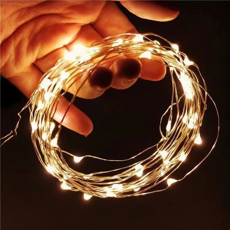 Cross-border colored lights, small square boxes, flowers, festival led Christmas bounball stalls, festival room decorative lights pic 15