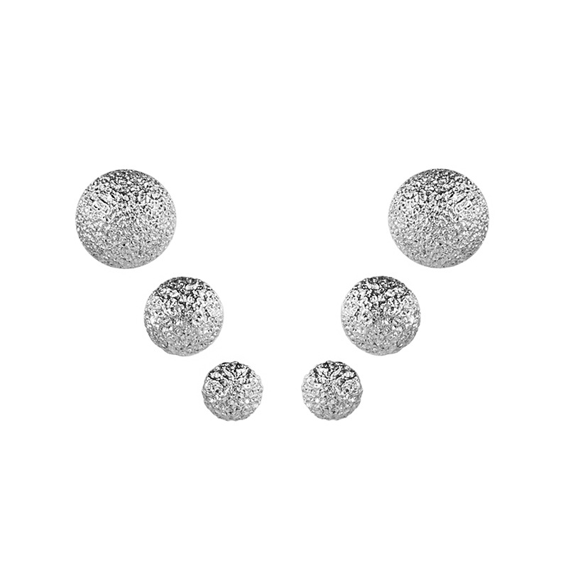 夏季欧美红色系女S925红玛瑙复古韩版耳饰纯银包金豆豆圆珠耳钉详情28