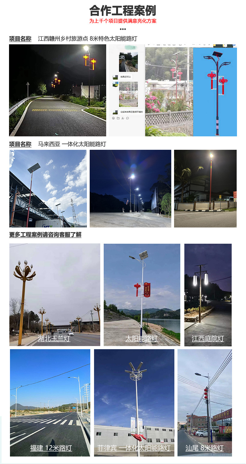 New 6-meter Dragon Boat No.1 solar street lamp head, engineering model LED module outdoor lighting lamp, available for wholesale in stock pic 17