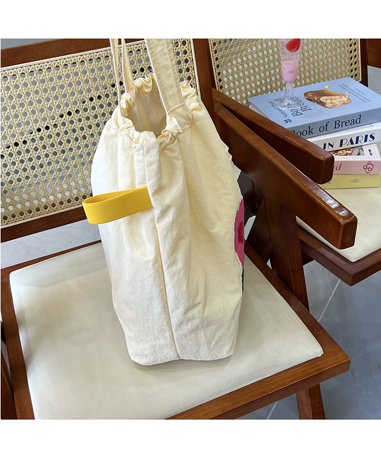 春夏新款小花布包潮流刺绣花朵托特包时尚2025ins 风包女上班通勤详情4