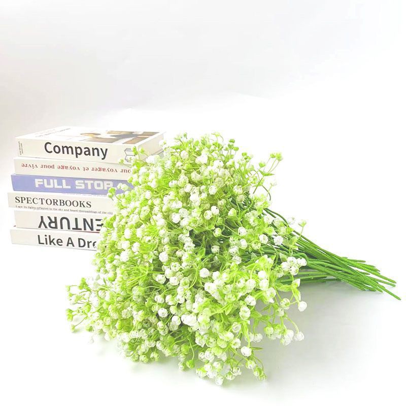 满天星假花仿真花高档装饰花束客厅摆件手捧花塑料花卉拍照道具详情5