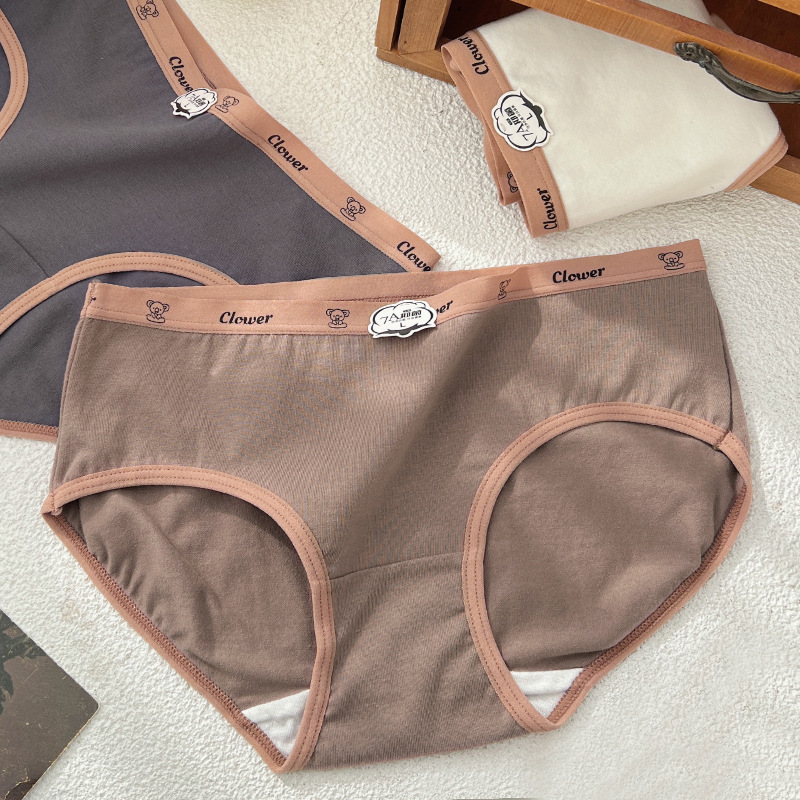 7A全裤抑菌女士纯棉内裤女生夏季薄款中腰少女柔软透气亲肤三角裤详情33