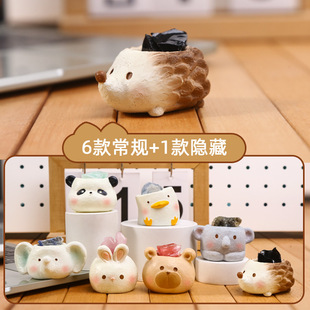 Cute and adorable zodiac sign PAI crystal blind box, trendy toys, home and office decorations, desktop ornaments pic 4