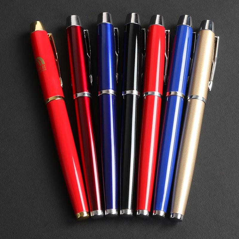 Wholesale of multi-color business metal neutral signature pens, advertising gifts, enterprise logo designs, and pearl pens in stock from Huaqi pic 6